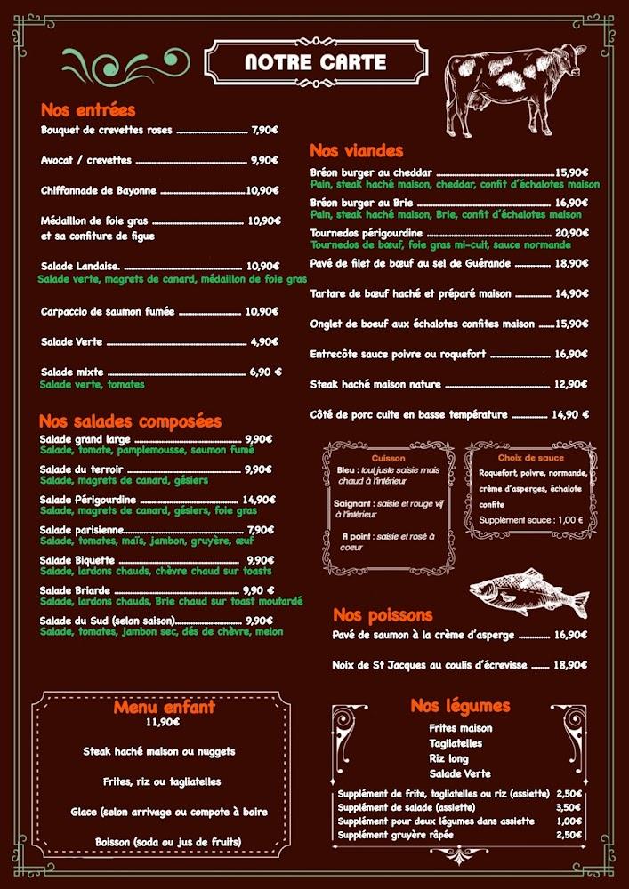 Auberge du Bréon - Menu Image 1